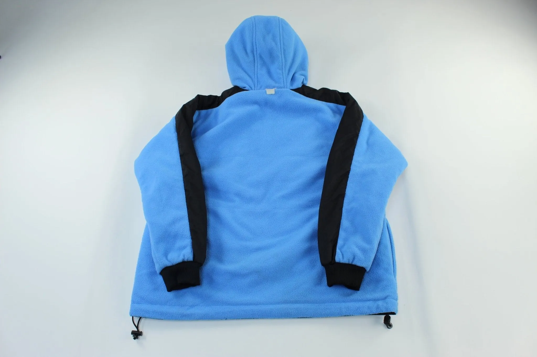 Adidas Embroidered Logo Black & Blue Reversible Jacket
