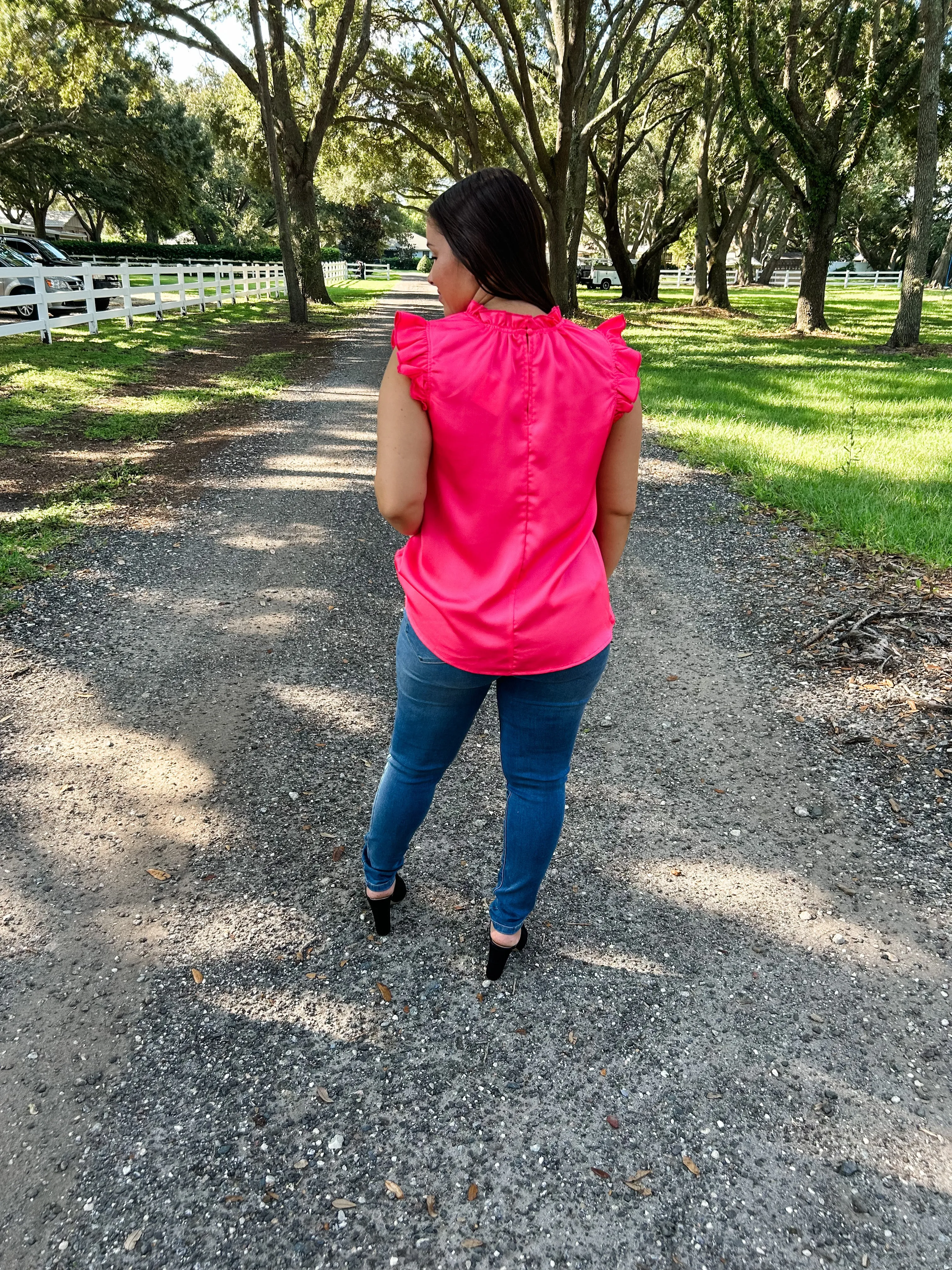 Adorably Pink Dressy Tank