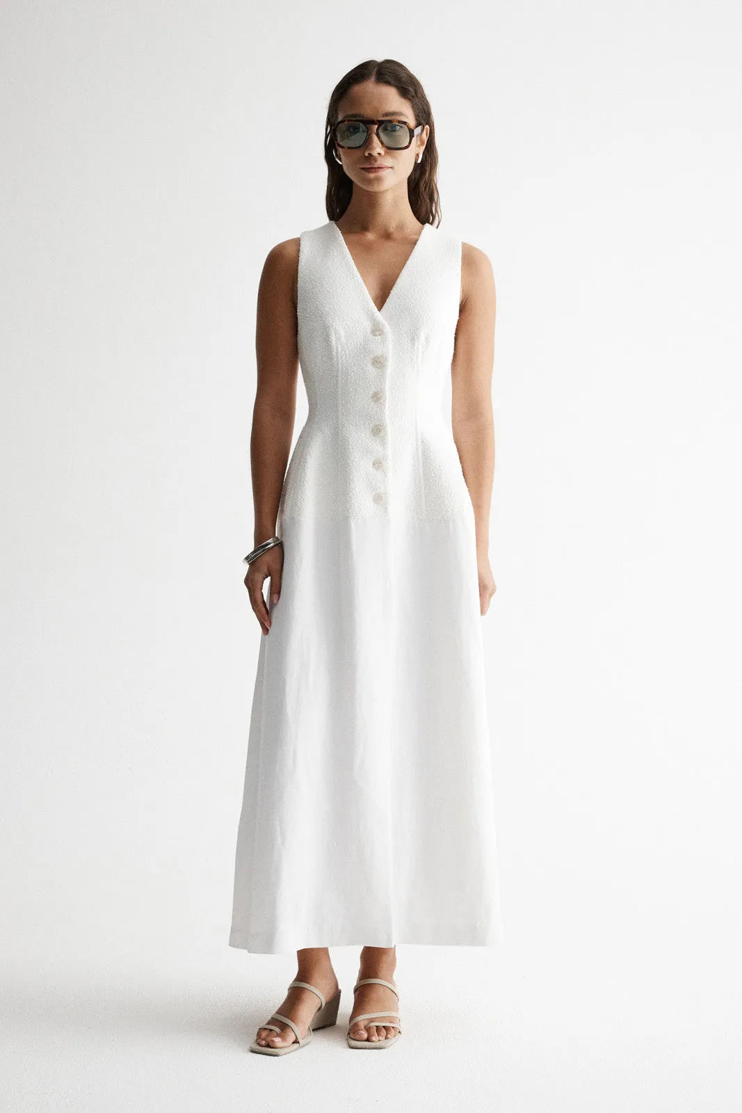 April Dress Ivory
