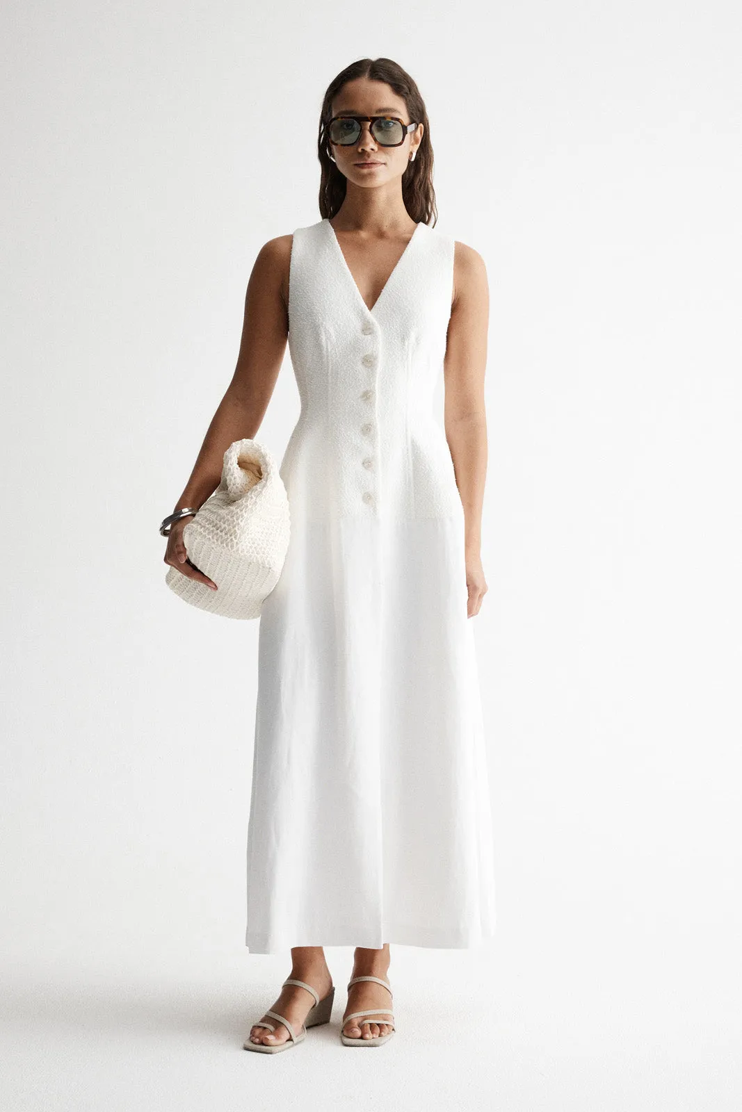 April Dress Ivory