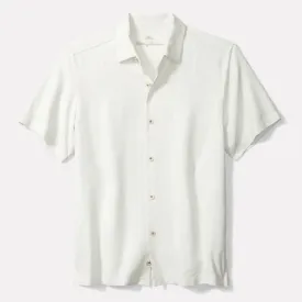 Bali Border Printed Silk Short Sleeve Shirt / Continental