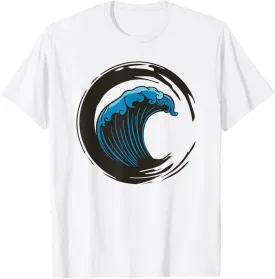 Brush Wave Ocean Water T-Shirt