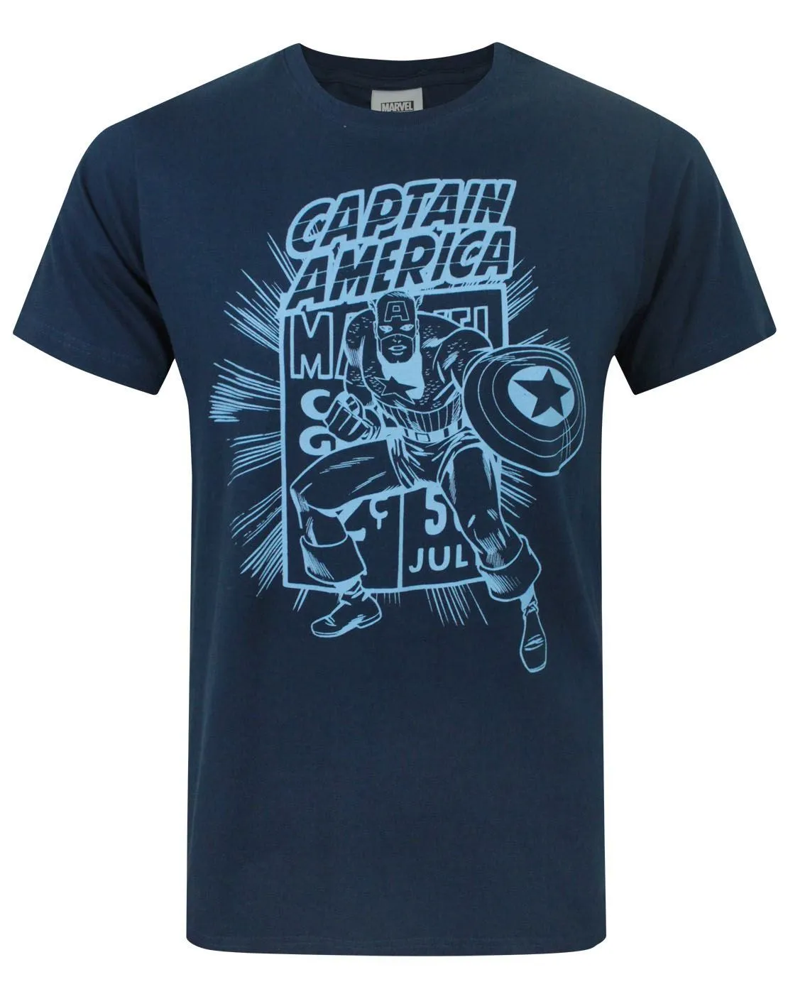 Captain America Comic Men's T-Shirt