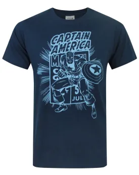 Captain America Comic Men's T-Shirt