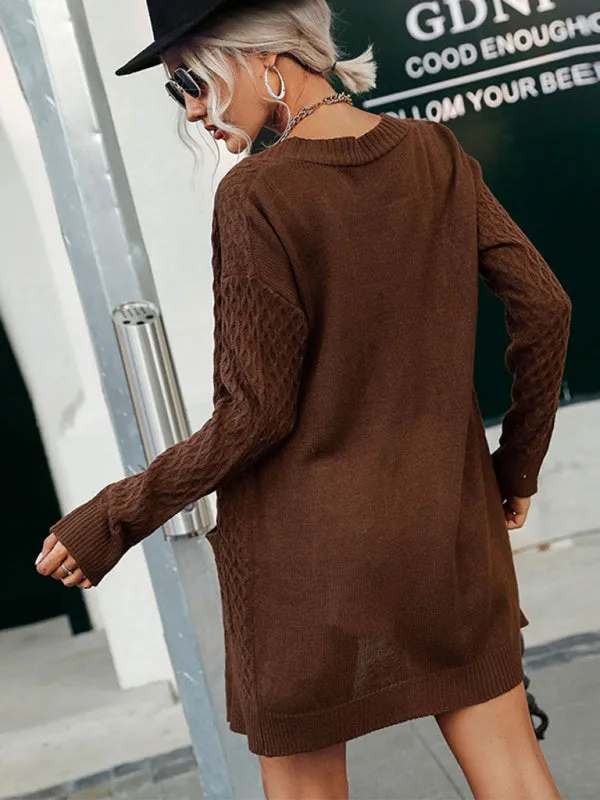 Constance Twist Woven Cardigan