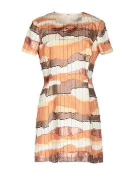 Dior Women Short dress Bronze 8 UK