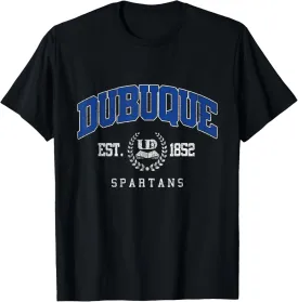 Dubuque Retro University Design for Men Women T-Shirt