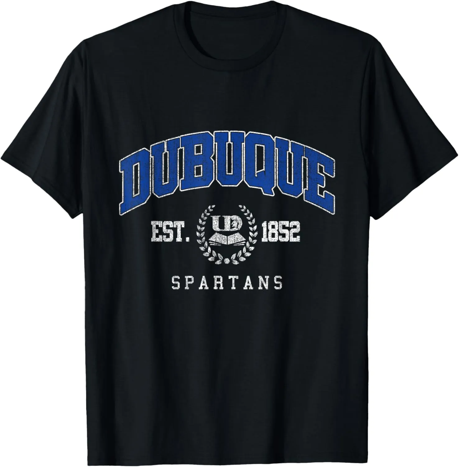 Dubuque Retro University Design for Men Women T-Shirt