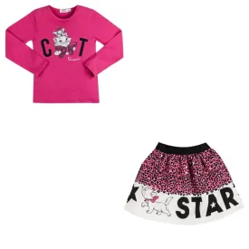 EMC - Disney Marie Skirt Set - Pink