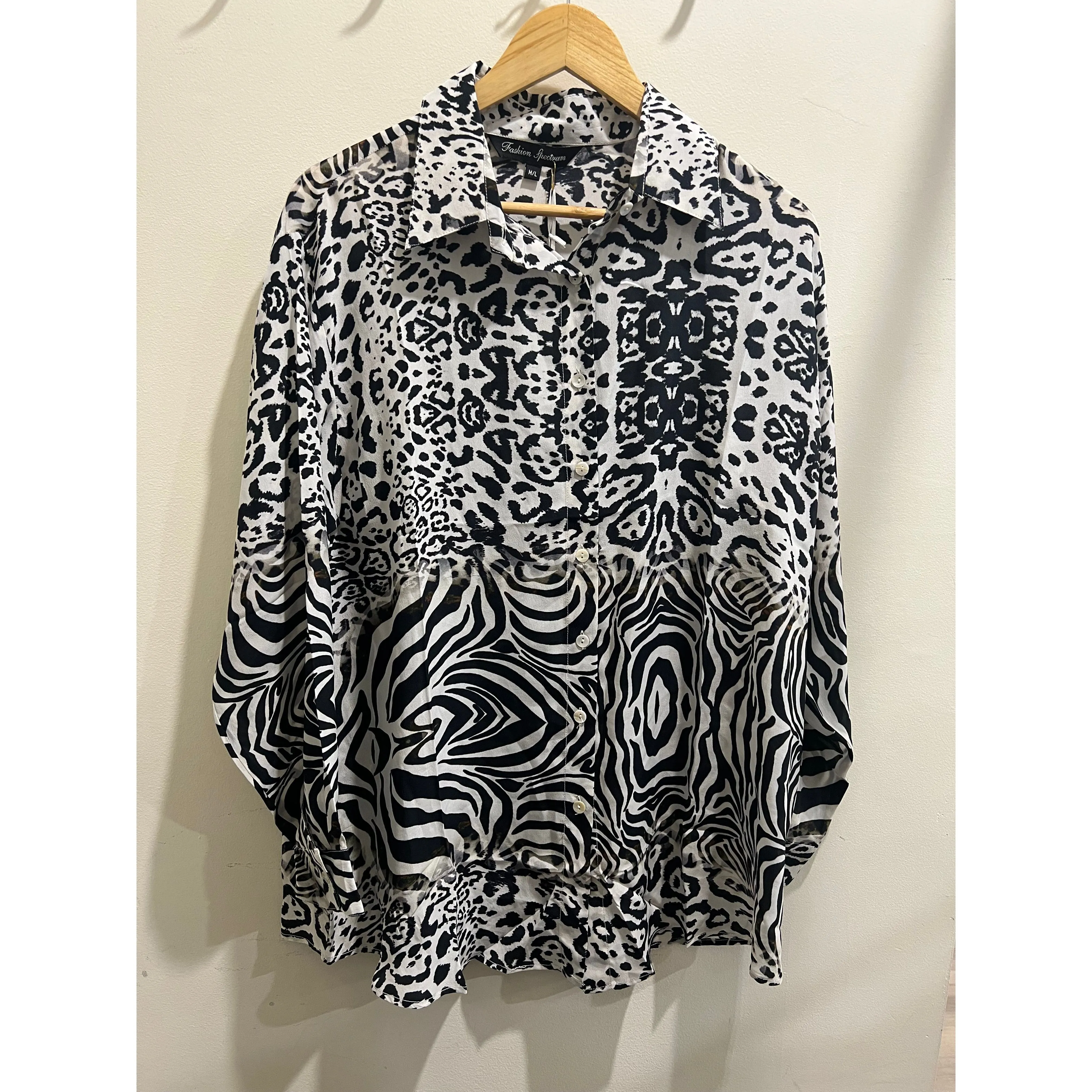 Fashion Spectrum - 100% Silk Shirt