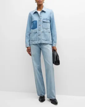 FRAME Chore Denim Jacket vesper