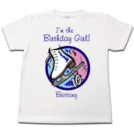 Ice Skate Birthday T Shirt