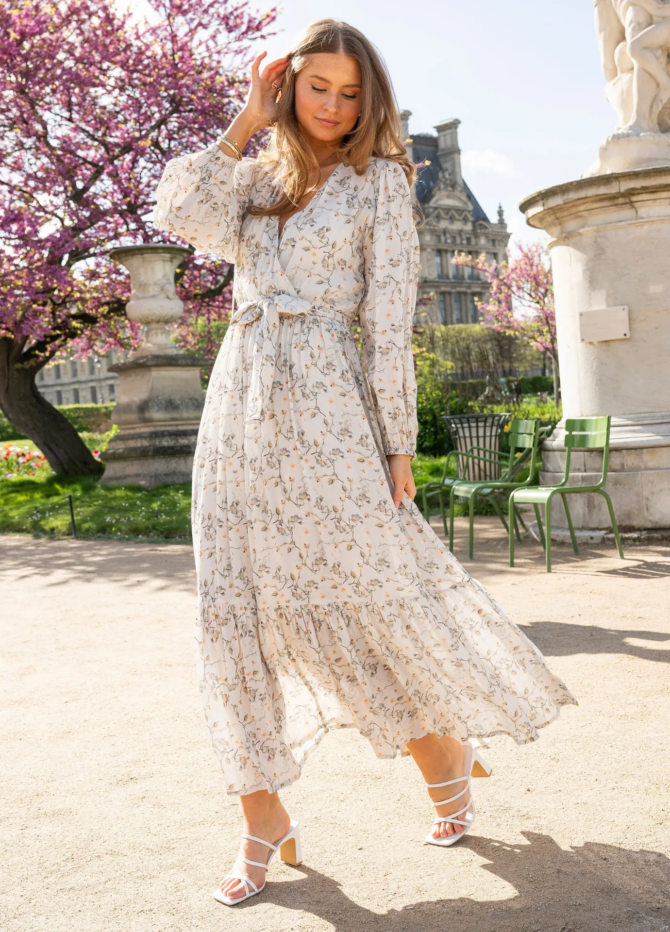Ingrid Maxi Dress Pastel Blue
