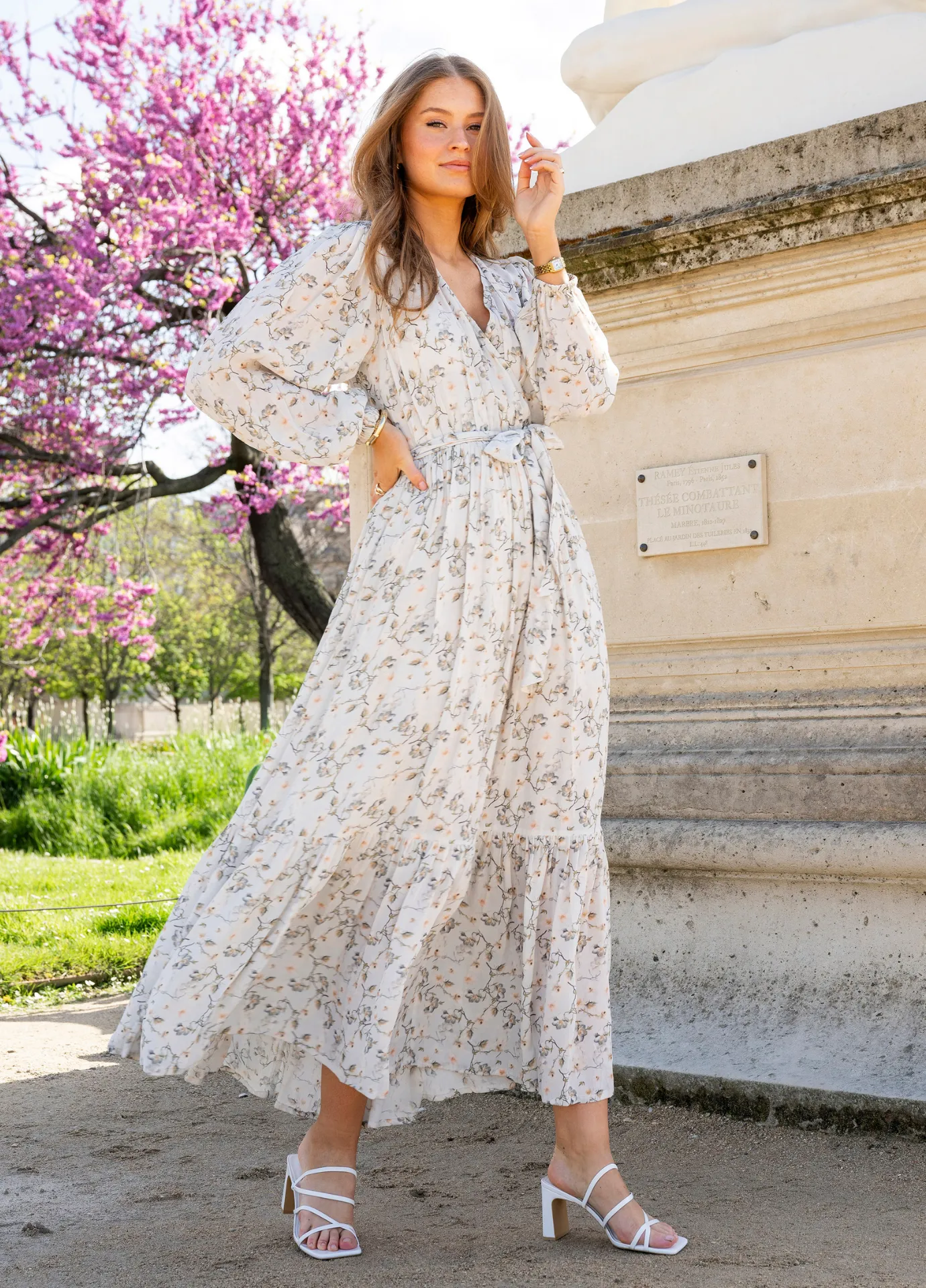Ingrid Maxi Dress Pastel Blue