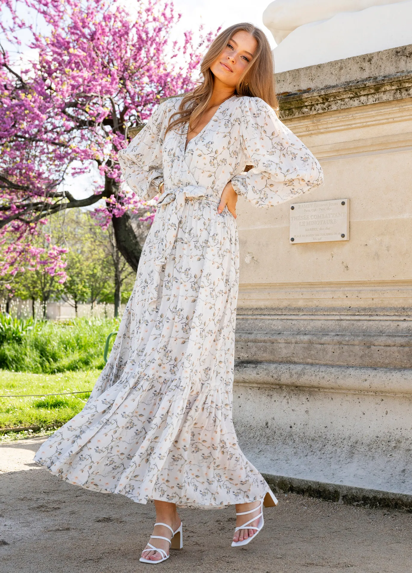 Ingrid Maxi Dress Pastel Blue
