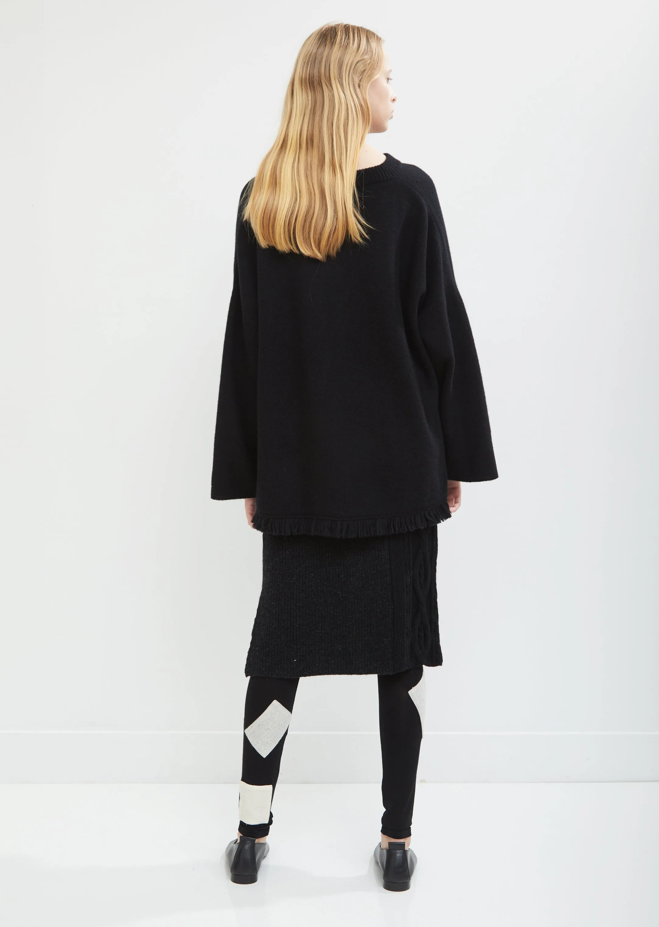 Intarsia Tight Skirt