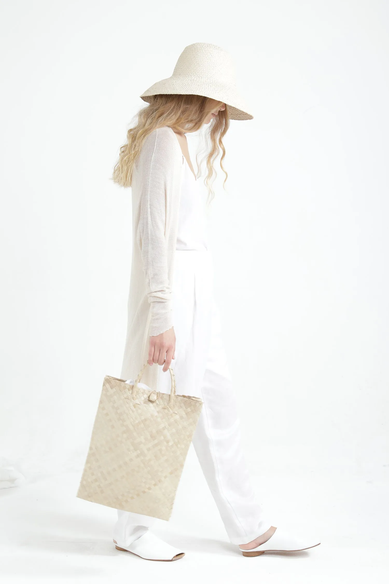 Ivory Long Bamboo Cardigan