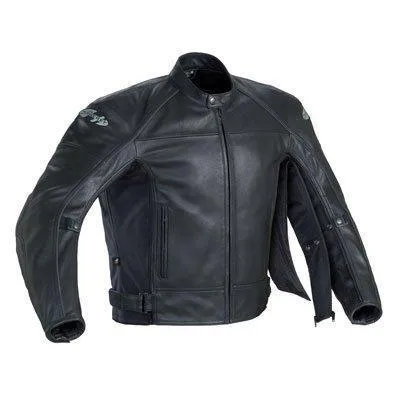Joe Rocket 'Sonic 2.0' Mens Black Leather Motorcycle Jacket