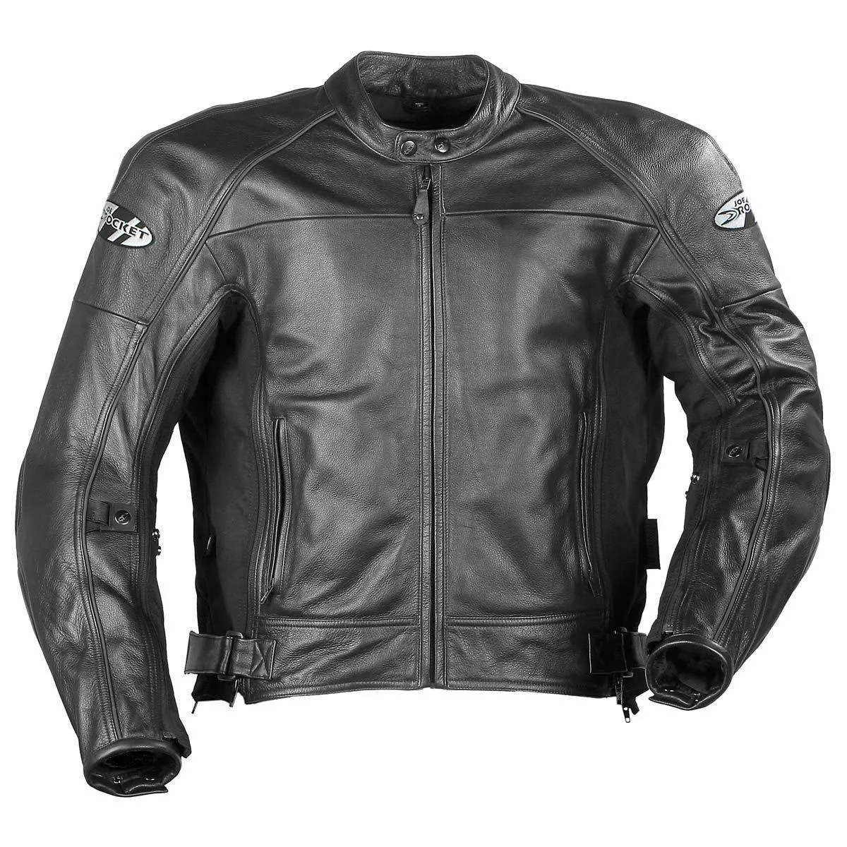 Joe Rocket 'Sonic 2.0' Mens Black Leather Motorcycle Jacket