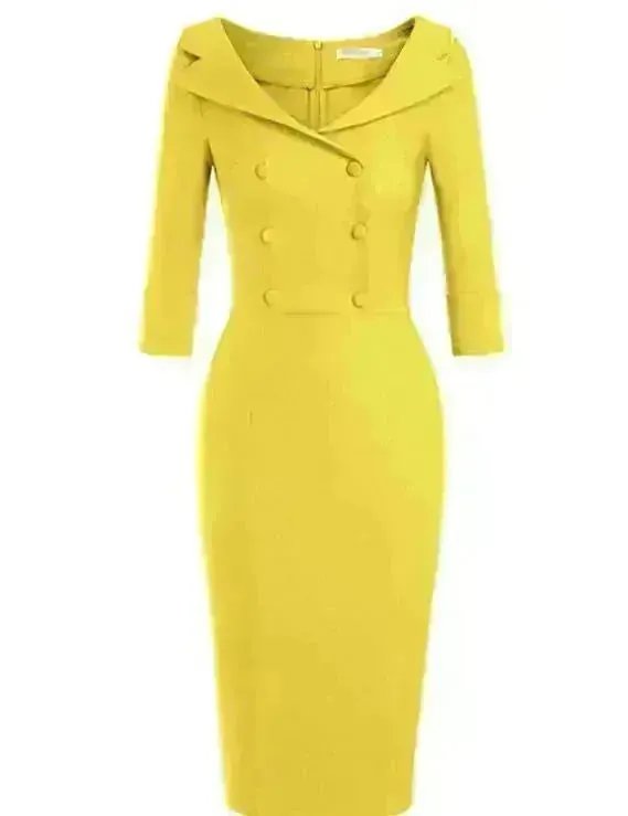 Ladies retro sweetheart collar casual wine dance dress foreign trade wide collar pencil skirt