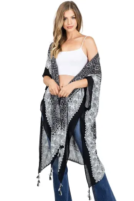 Mandala Sketch Kimono
