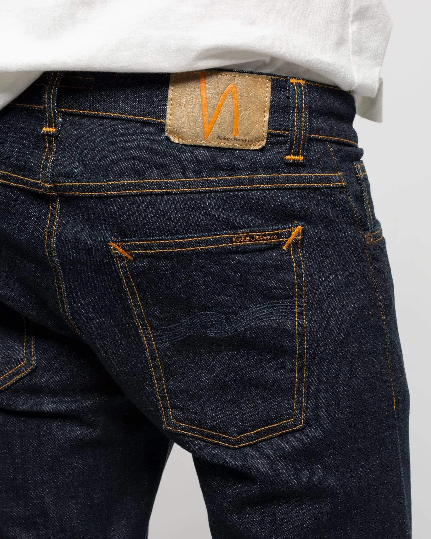 Nudie Tight Terry Skinny Fit Mens Jeans - Rinse Twill