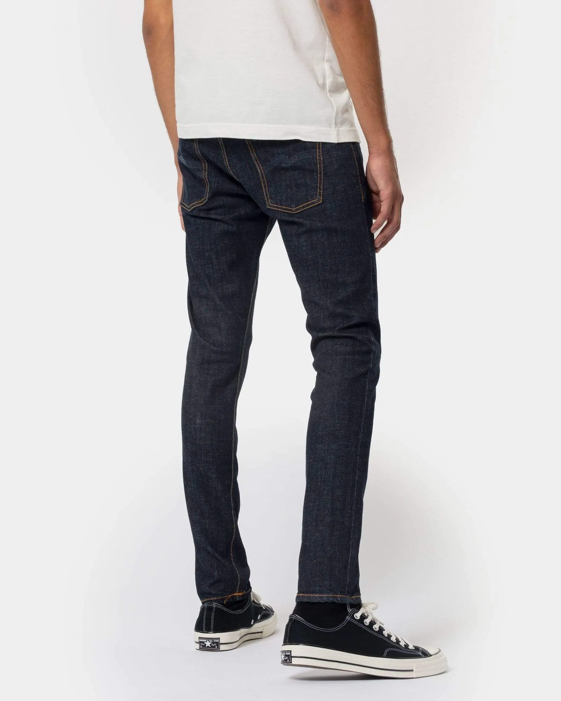 Nudie Tight Terry Skinny Fit Mens Jeans - Rinse Twill
