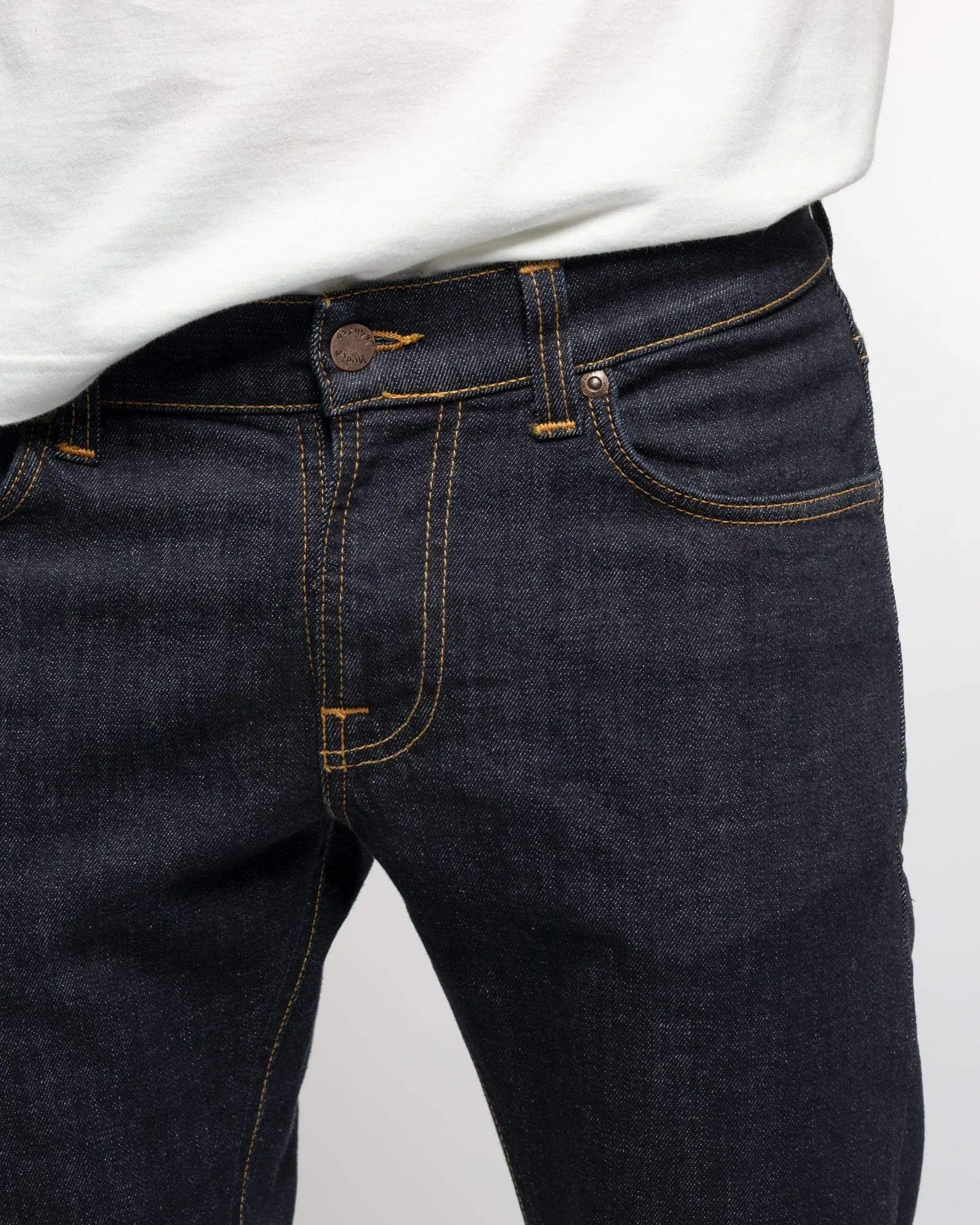 Nudie Tight Terry Skinny Fit Mens Jeans - Rinse Twill