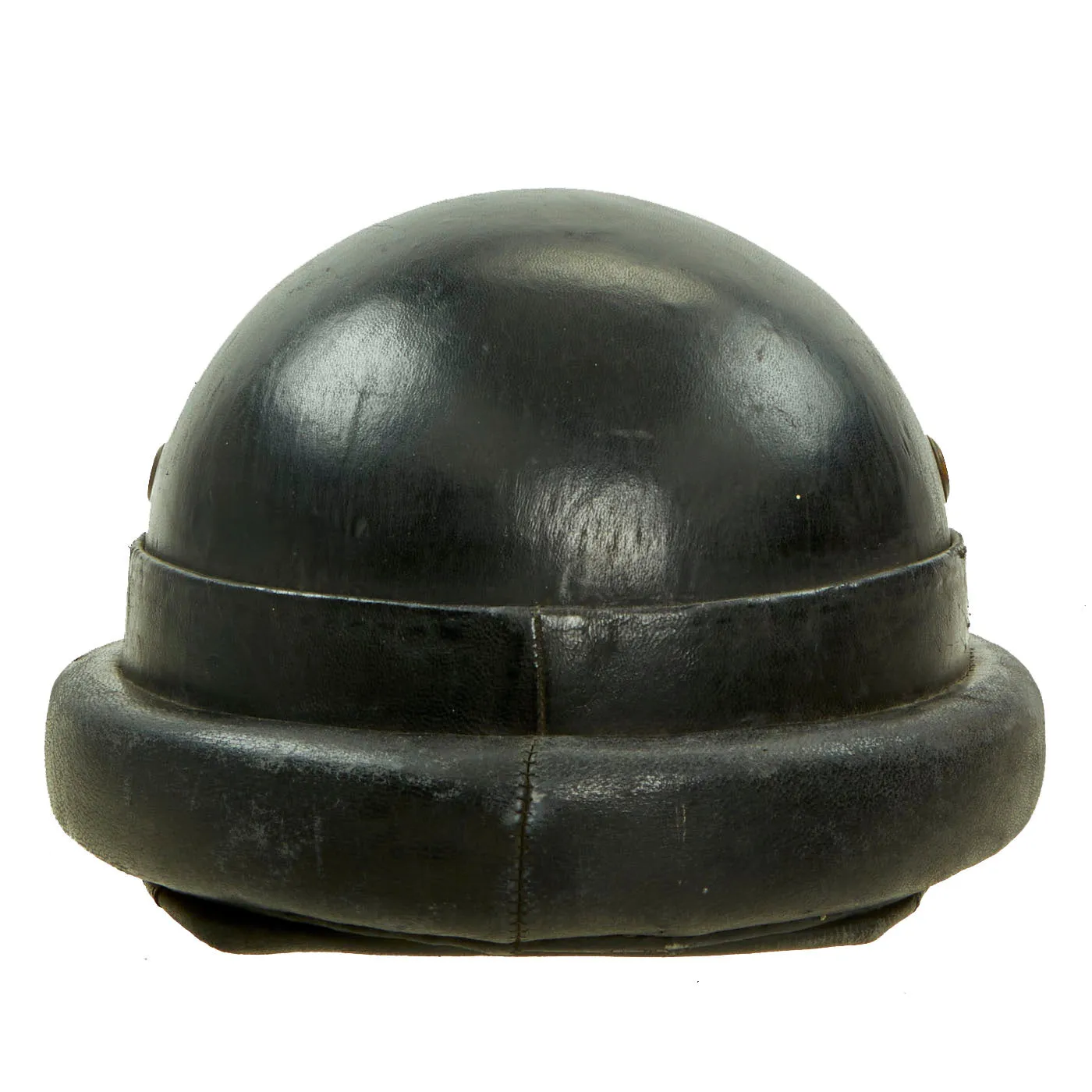 Original Italian WWII Armored Division M35 Tanker Helmet - Complete