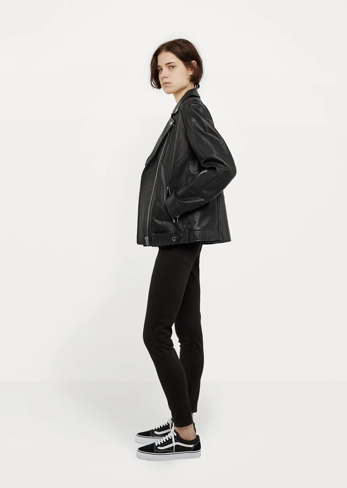Oversized Moto Jacket