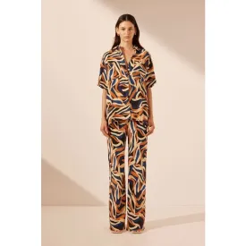 Palma Silk Short Sleeve Relaxed Shirt