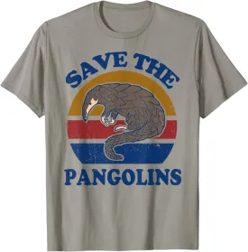 Pangolin-Shirt Save The Pangolins Gift Wildlife Conservation T-Shirt