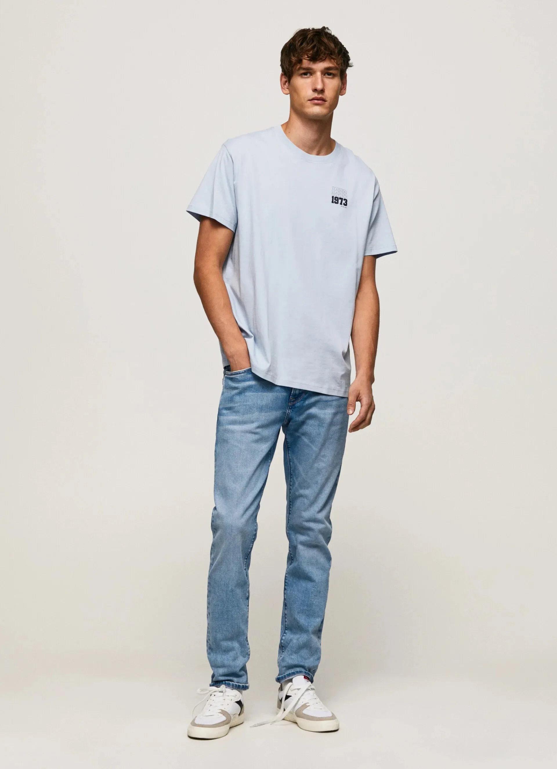 Pepe Jeans pantalone Jeans da uomo Regular Fit Stanley PM206326VT6 denim