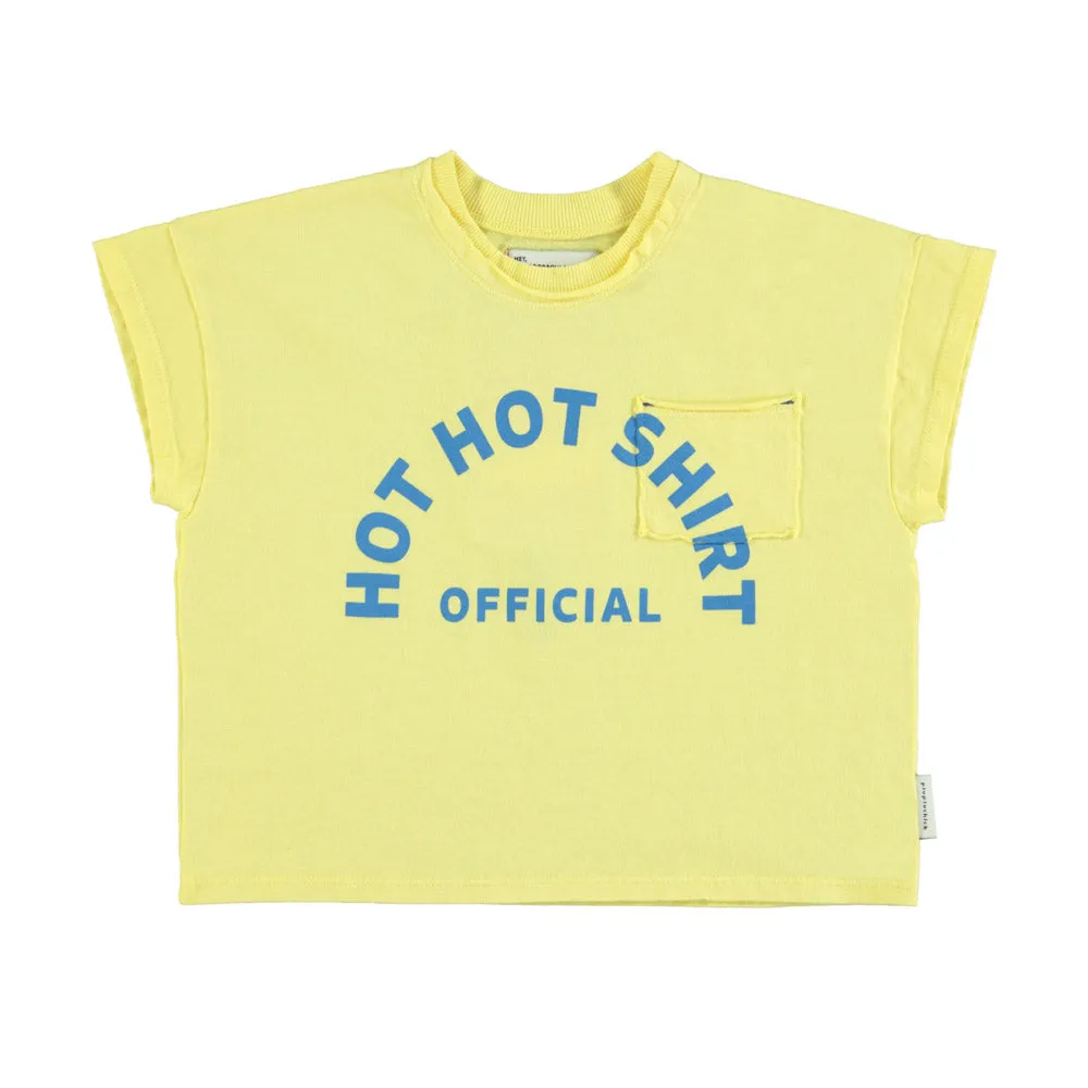 PIUPIUCHICK YELLOW W\ ICE CREAM PRINT T-SHIRT