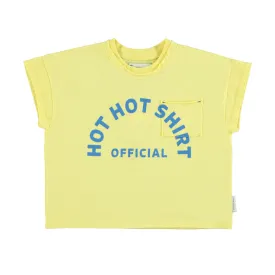 PIUPIUCHICK YELLOW W\ ICE CREAM PRINT T-SHIRT