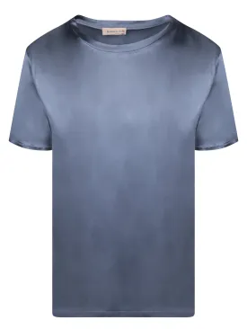 Powder Silk Satin T-Shirt
