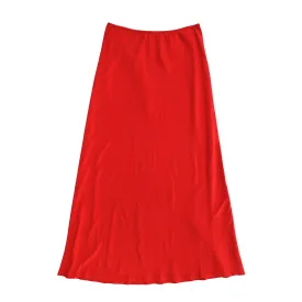 SLIM MIDI SKIRT - POPPY
