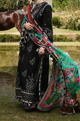 SS Lawn By Hussain Rehar Unstitched 3 Piece Emb Lawn Collection'2024-Rave
