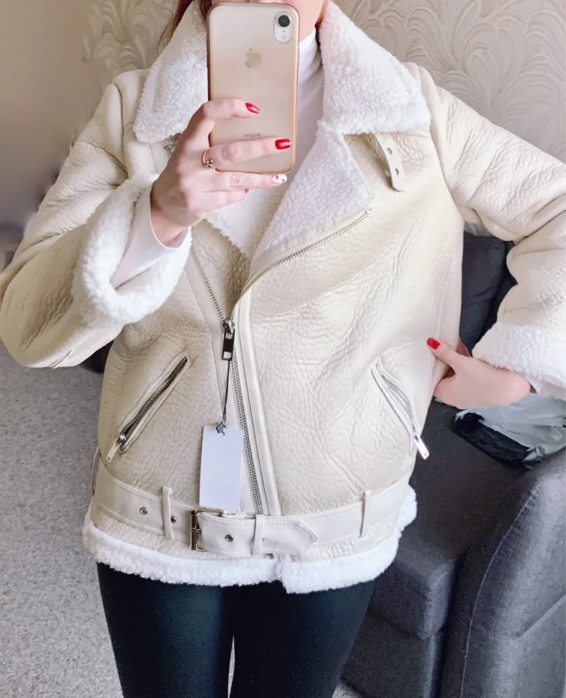 Stylemein - Leather Jacket For Women | Leather Ladies Coat