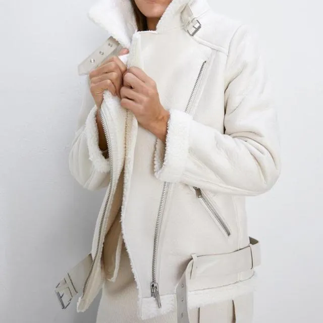 Stylemein - Leather Jacket For Women | Leather Ladies Coat