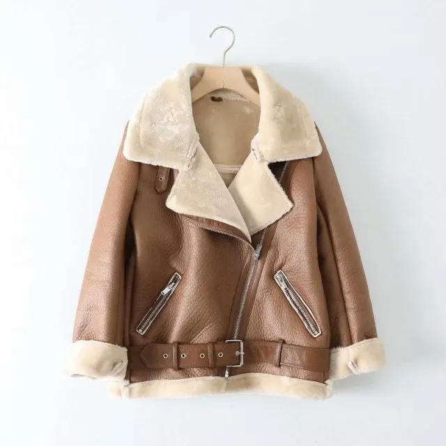 Stylemein - Leather Jacket For Women | Leather Ladies Coat