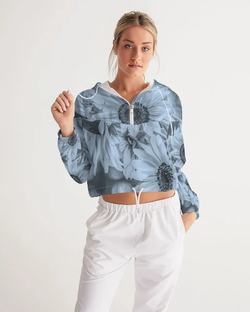 Sunflower Freedom Fashion Cropped Windbreaker