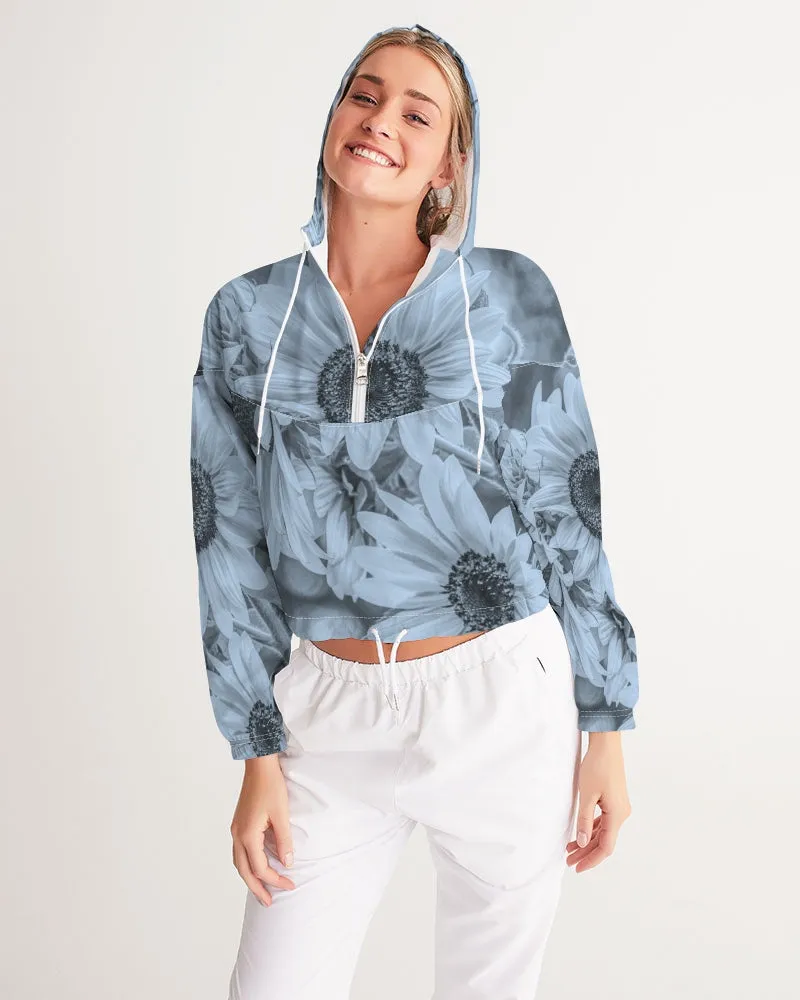 Sunflower Freedom Fashion Cropped Windbreaker