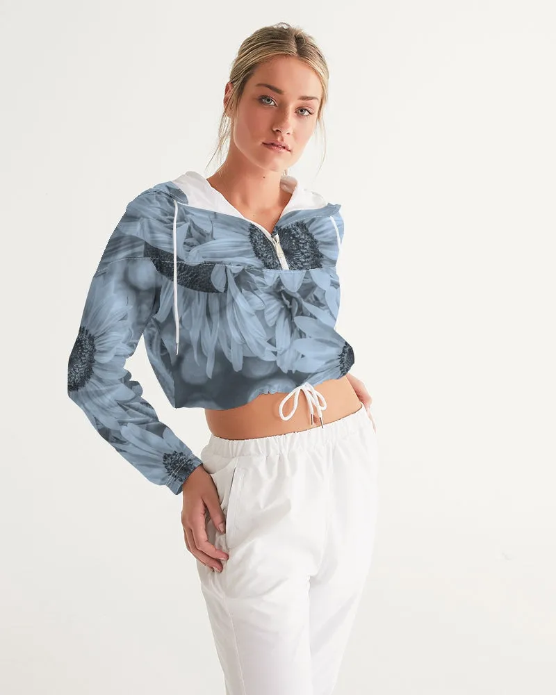 Sunflower Freedom Fashion Cropped Windbreaker
