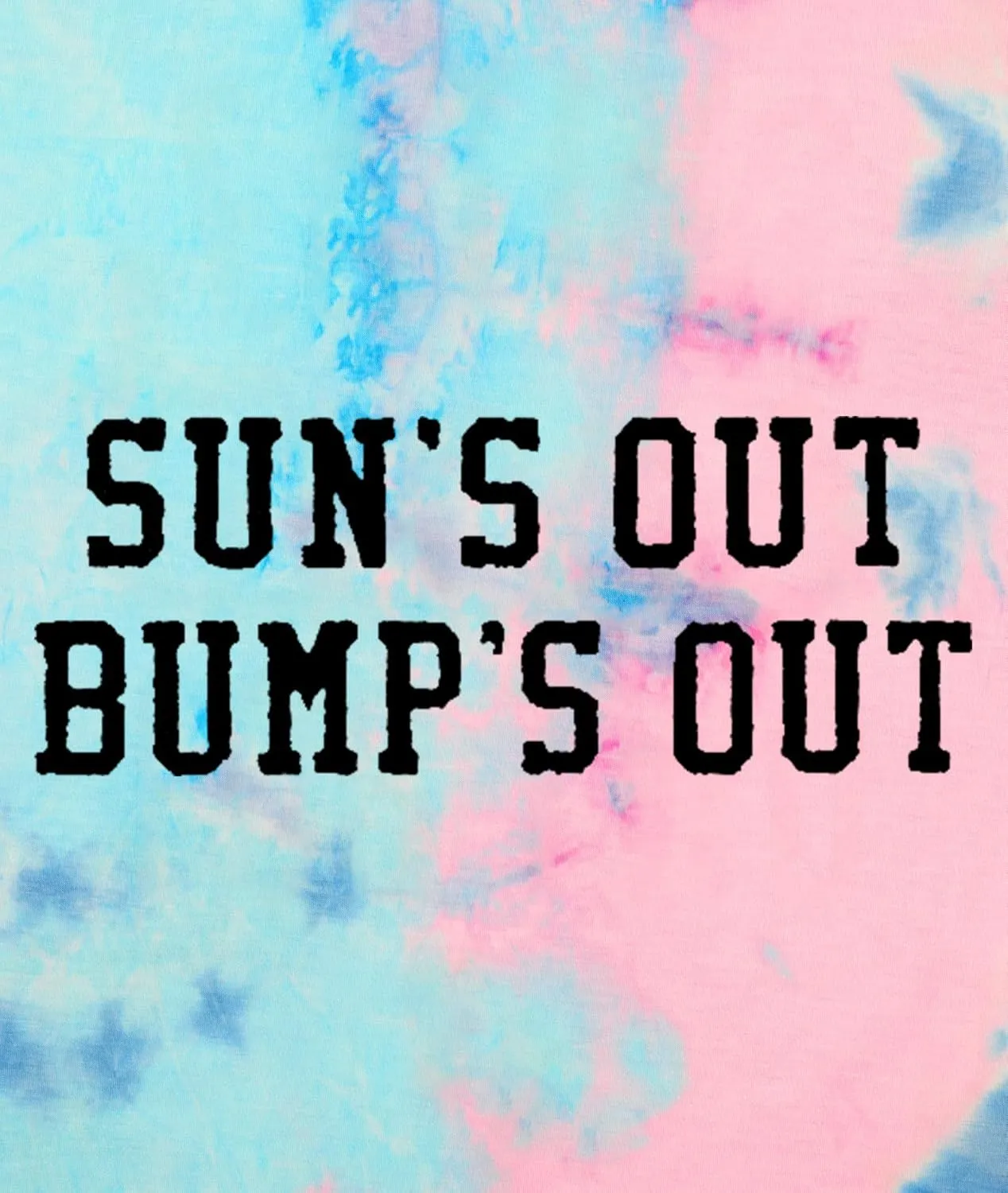 Sun's Out Bumps Out Shirt Women Maternity Pregnancy Funny Saying T-Shirt Summer Short Sleeve Casual Tops Tees