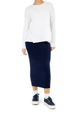 T Shirt Skirt 33" - Navy