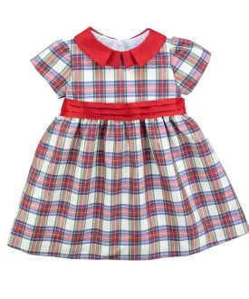 Taffeta Plaid Dress