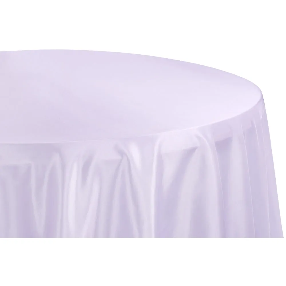 Taffeta Tablecloth 120" Round - Lavender