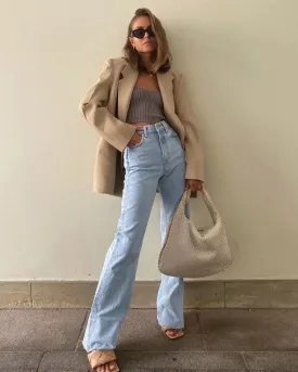 'Take Me As I Am' Straight Leg Baggy Jeans