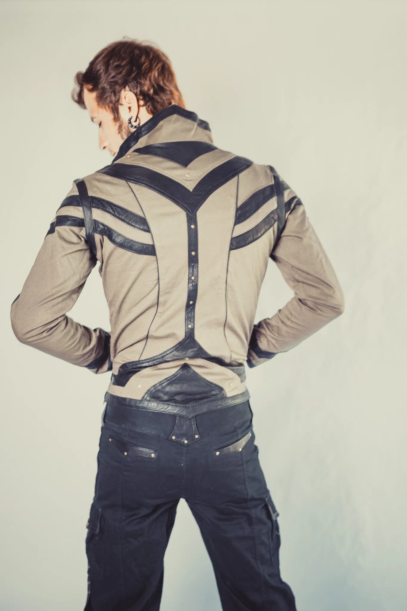 Taurid Stretch Denim Mens Cut Jacket
